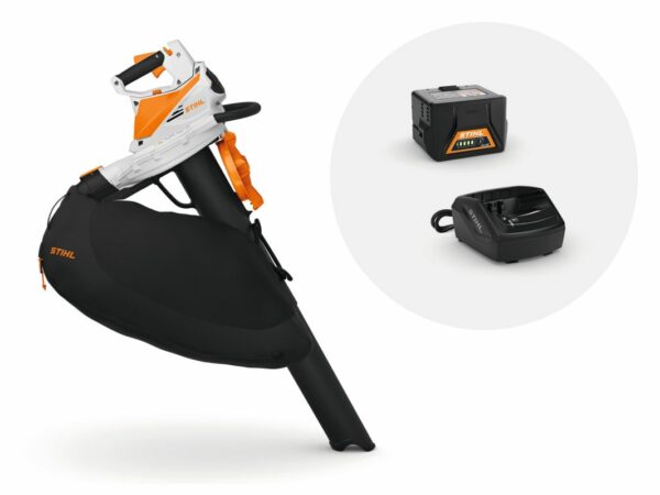 ASPIRATORE A BATTERIA STIHL SHA 56 SET BATTERIA E CARICATORE